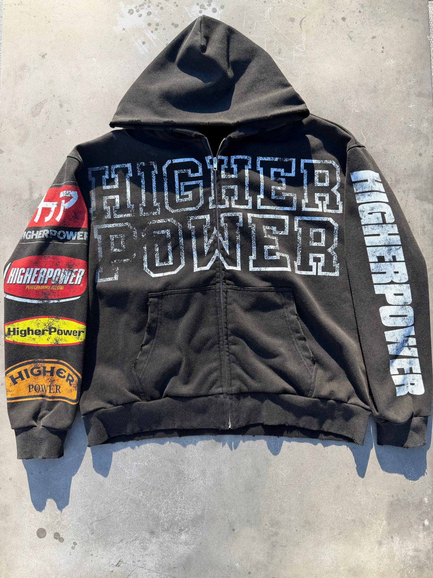 Stamped Zip-Up